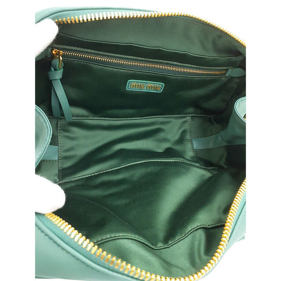 Miu Miu Arkady Bag Salvia Green - Picture 3 of 9